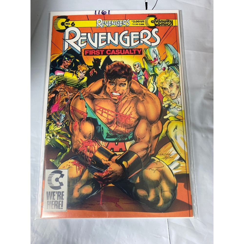 Revengers 6 First Casualty Continuity Comics 1993 Larry Stroman Modern Age‎